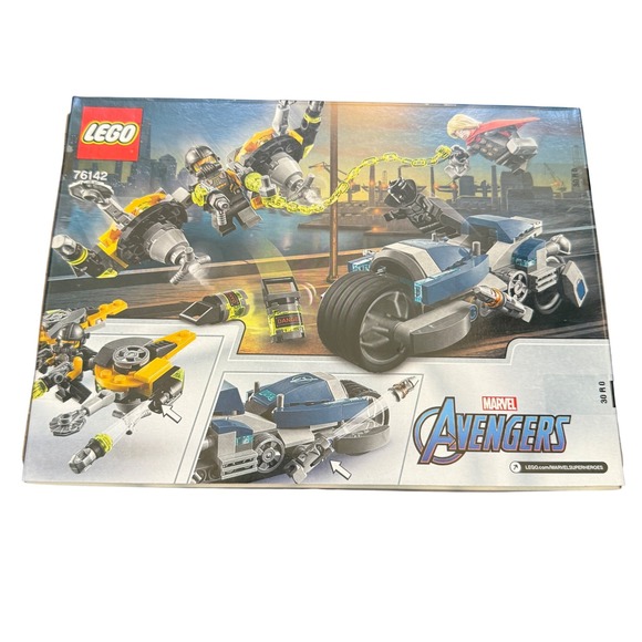 New‎ Retired Lego Marvel Avengers Speeder Bike Attack 76142 Thor Black Panther - Picture 2 of 2